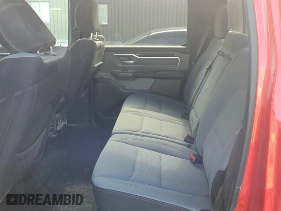 2023 Ram 1500 Big Horn with VIN 1C6RRFFG4PN561004, listed as a IAAI auction lot 42809372 with 75,509 mi miles and . Bid and sale history available at DreamBid. Image 1.