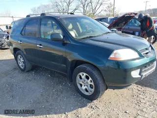 2001 Acura MDX Touring Pkg with VIN 2HNYD18641H512177, listed as a IAAI auction lot 41445833 with 215,216 mi miles. Bid and sale history available at carsss.com. Image 1.