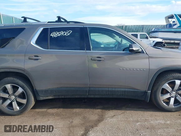2018 Chevrolet Traverse LT Leather with VIN 1GNEVHKW0JJ147686, listed as a IAAI auction lot 41869087 with 78,708 mi miles. Bid and sale history available at carsss.com. Image 13.