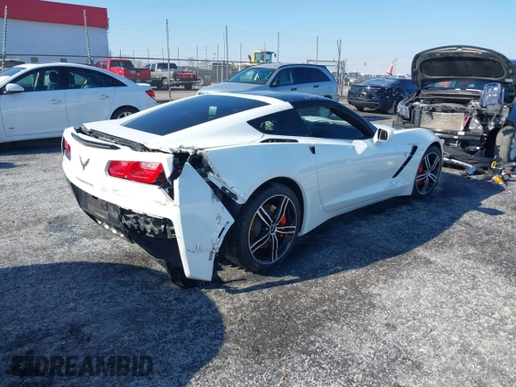 2016 Chevrolet Corvette 2LT with VIN 1G1YD2D78G5116515, listed as a IAAI auction lot 41274274 with 20,875 mi miles. Bid and sale history available at carsss.com. Image 4.