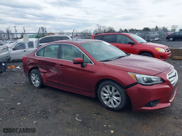 2017 Subaru Legacy Premium with VIN 4S3BNAH68H3040491, listed as a IAAI auction lot 41429642 with 117,734 mi miles. Bid and sale history available at carsss.com. Image 6.