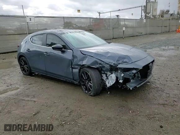 2024 Mazda 3 S Carbon Edition with VIN JM1BPBLM5R1655857, listed as a Copart auction lot 48518815 with 15,549 mi miles and Salvage Title. Bid and sale history available at DreamBid. Image 10.