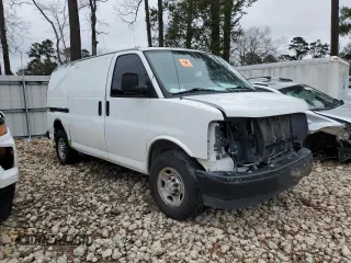 2020 Chevrolet Express Cargo Van with VIN 1GCWGAFG3L1265011, listed as a Copart auction lot 88494125 with 101,407 mi miles and Clean Title. Bid and sale history available at carsss.com. Image 4.