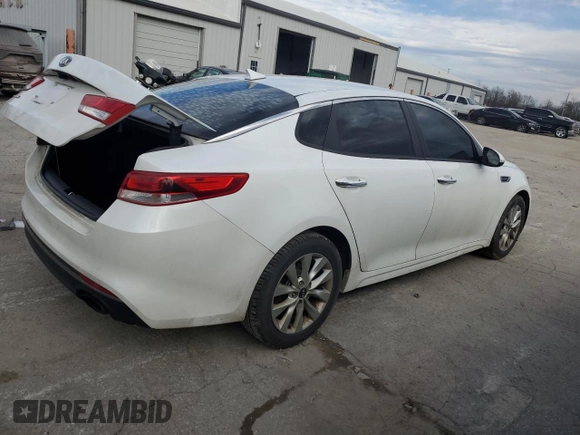 2016 Kia Optima LX z VIN 5XXGT4L37GG060658, wystawiony jako Copart lot #45288575 z przebiegiem Nie podano mil oraz Nie do naprawy • Non repairable. Historia ofert i sprzedaży dostępna na DreamBid. Obrazek 3.