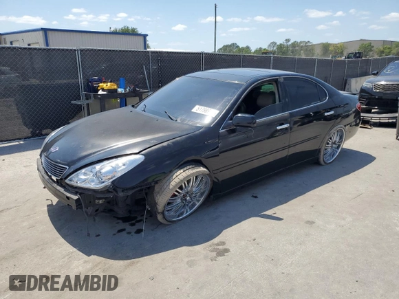 2005 Lexus ES 330 with VIN JTHBA30G355114118, listed as a Copart auction lot 51798995 with 268,836 mi miles and Salvage Title. Bid and sale history available at carsss.com. Image 1.