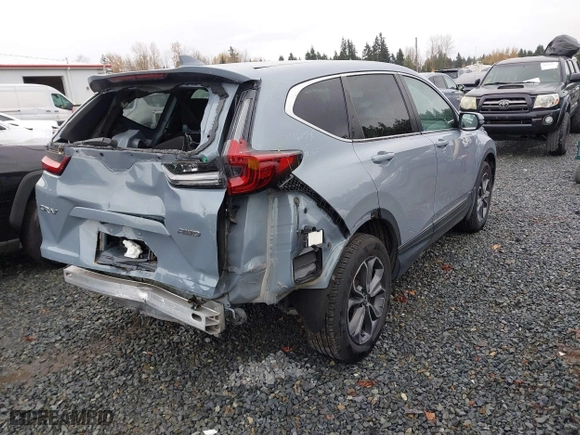 2021 Honda CR-V EX with VIN 2HKRW2H56MH641938, listed as a IAAI auction lot 40795839 with 55,312 mi miles. Bid and sale history available at carsss.com. Image 4.