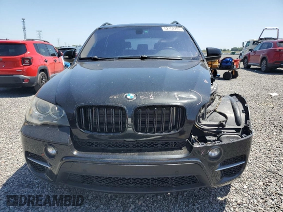 2011 BMW X5 35d with VIN 5UXZW0C58BL662048, listed as a Copart auction lot 55648975 with 166,291 mi miles and Salvage title. Bid and sale history available at DreamBid. Image 5.