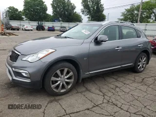 2017 Infiniti QX50 z VIN JN1BJ0RR5HM414406, wystawiony jako Copart lot #57554015 z przebiegiem 107 190 mil mil oraz Szkody całkowita. Historia ofert i sprzedaży dostępna na DreamBid. Obrazek 1.