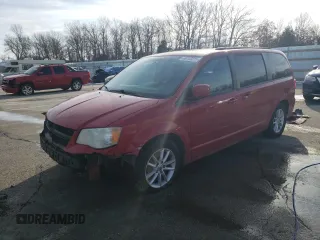 2014 Dodge Grand Caravan SXT with VIN 2C4RDGCG6ER388815, listed as a Copart auction lot 46123225 with 153,867 mi miles and Salvage Title. Bid and sale history available at DreamBid. Image 1.