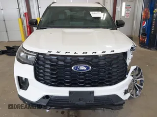 2025 Ford Explorer ST-Line with VIN 1FMUK8KH6SGA60996, listed as a IAAI auction lot 42404251 with 7,310 mi miles and . Bid and sale history available at DreamBid. Image 12.