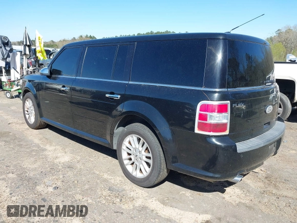 2013 Ford Flex SEL with VIN 2FMHK6C87DBD34589, listed as a IAAI auction lot 41852216 with 161,711 mi miles. Bid and sale history available at carsss.com. Image 3.