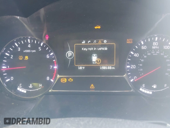 2015 Kia Optima SX Turbo with VIN 5XXGR4A63FG449274, listed as a IAAI auction lot 41600422 with 158,133 mi miles. Bid and sale history available at carsss.com. Image 7.