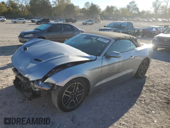 2021 Ford Mustang EcoBoost with VIN 1FATP8UH6M5122562, listed as a Copart auction lot 76712614 with 83,339 mi miles and Salvage Title. Bid and sale history available at carsss.com. Image 1.