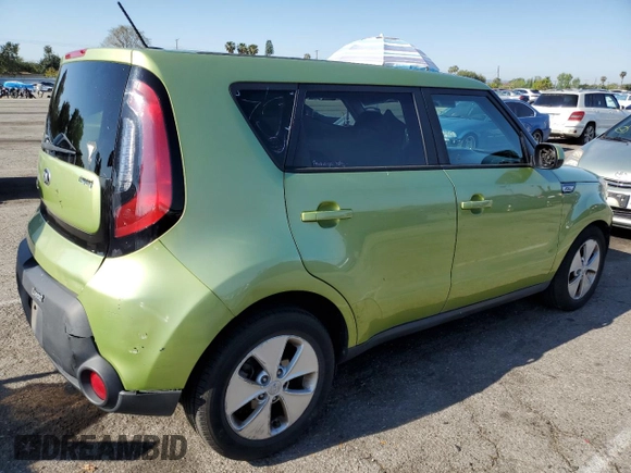 2016 Kia Soul with VIN KNDJN2A20G7835826, listed as a Copart auction lot 54736525 with 166,260 mi miles and Salvage Title. Bid and sale history available at carsss.com. Image 3.
