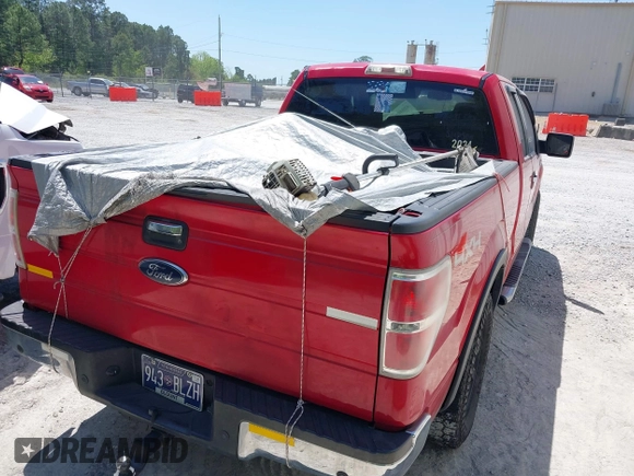 2010 Ford F-150 XL with VIN 1FTEX1E8XAFB25494, listed as a IAAI auction lot 42048597 with 245,054 mi miles. Bid and sale history available at carsss.com. Image 4.