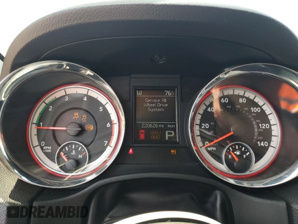 2013 Dodge Durango R/T with VIN 1C4SDJCT3DC616157, listed as a Copart auction lot 64488295 with 220,626 mi miles and Non repairable. Bid and sale history available at DreamBid. Image 9.
