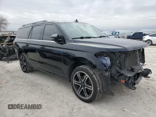 2020 Ford Expedition Max Limited with VIN 1FMJK2AT3LEA28378, listed as a Copart auction lot 46317305 with 200,084 mi miles and Salvage title. Bid and sale history available at DreamBid. Image 4.