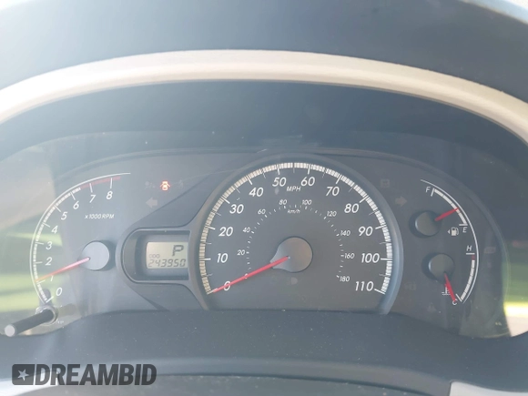 2013 Toyota Sienna LE AAS with VIN 5TDKK3DCXDS287357, listed as a IAAI auction lot 41172499 with 243,950 mi miles and . Bid and sale history available at DreamBid. Image 7.