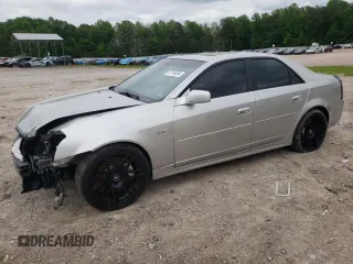 2006 Cadillac CTS-V with VIN 1G6DN57U760204024, listed as a Copart auction lot 55496974 with 117,916 mi miles and Salvage Title. Bid and sale history available at carsss.com. Image 1.