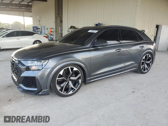 2023 Audi RS Q8 z VIN WU1ARBF19PD039360, wystawiony jako Copart lot #47538615 z przebiegiem 8 961 mil mil oraz Szkoda całkowita • Salvage title. Historia ofert i sprzedaży dostępna na DreamBid. Obrazek 1.