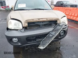 2003 Hyundai Santa Fe GLS with VIN KM8SC73D63U350345, listed as a IAAI auction lot 41841877 with 109,764 mi miles. Bid and sale history available at carsss.com. Image 6.