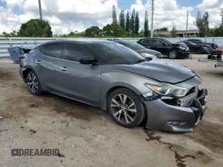 2016 Nissan Maxima SR with VIN 1N4AA6AP6GC446197, listed as a Copart auction lot 66180434 with 92,424 mi miles and Salvage title. Bid and sale history available at DreamBid. Image 4.