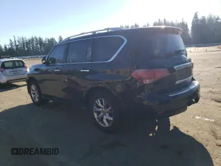 2012 Infiniti QX56 7-passenger z VIN JN8AZ2NE3C9021696, wystawiony jako Copart lot #42432495 z przebiegiem 153 684 mil mil oraz Szkoda całkowita • Salvage title. Historia ofert i sprzedaży dostępna na DreamBid. Obrazek 2.