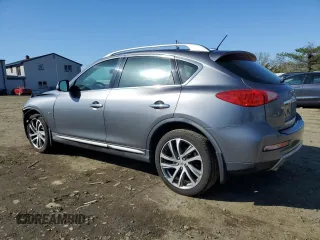 2017 Infiniti QX50 with VIN JN1BJ0RR2HM411706, listed as a Copart auction lot 52206795 with 92,718 mi miles and Salvage Title. Bid and sale history available at DreamBid. Image 2.