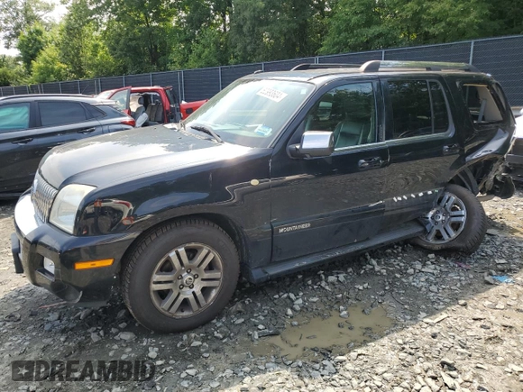 2008 Mercury Mountaineer Premier with VIN 4M2EU48E28UJ17420, listed as a Copart auction lot 62993604 with 214,017 mi miles and Salvage Title. Bid and sale history available at carsss.com. Image 1.