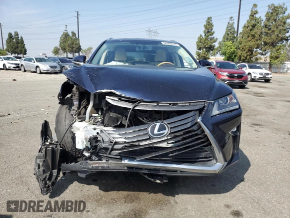 2016 Lexus RX 350 with VIN 2T2ZZMCA5GC001066, listed as a Copart auction lot 60964615 with 41,281 mi miles and Salvage title. Bid and sale history available at DreamBid. Image 5.