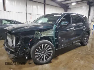 2024 Hyundai Palisade Calligraphy z VIN KM8R7DGE9RU682857, wystawiony jako Copart lot #55403015 z przebiegiem 10 608 mil mil oraz Szkoda całkowita • Salvage title. Historia ofert i sprzedaży dostępna na DreamBid. Obrazek 1.