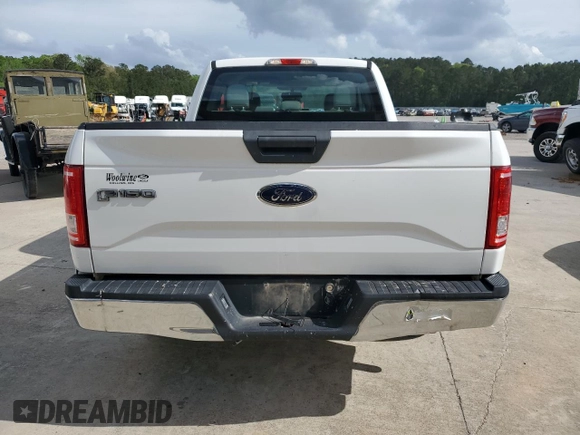 2015 Ford F-150 XL with VIN 1FTEX1CP8FFC26812, listed as a Copart auction lot 51857225 with 58,636 mi miles and Clean Title. Bid and sale history available at carsss.com. Image 6.