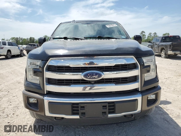 2015 Ford F-150 XLT with VIN 1FTEW1EF7FFB97309, listed as a Copart auction lot 53818015 with 121,641 mi miles and Salvage Title. Bid and sale history available at carsss.com. Image 5.