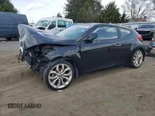 2015 Hyundai Veloster with VIN KMHTC6ADXFU219599, listed as a Copart auction lot 50993295 with 0 mi miles and Clean Title. Bid and sale history available at carsss.com. Image 1.