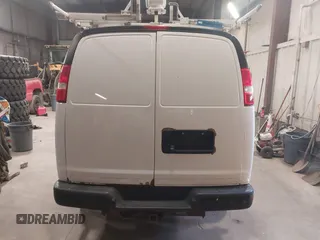 2018 Chevrolet Express Cargo with VIN 1GCWGAFP4J1342434, listed as a IAAI auction lot 42018086 with 149,934 mi miles and . Bid and sale history available at DreamBid. Image 16.