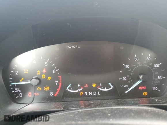 2021 Ford Escape SE with VIN 1FMCU0G69MUA08491, listed as a Copart auction lot 58772555 with 55,275 mi miles and Salvage title. Bid and sale history available at DreamBid. Image 9.