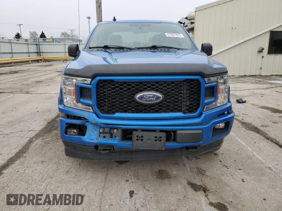 2020 Ford F-150 XL with VIN 1FTEX1EP0LKE83138, listed as a Copart auction lot 47927875 with 97,437 mi miles and Salvage Title. Bid and sale history available at DreamBid. Image 5.