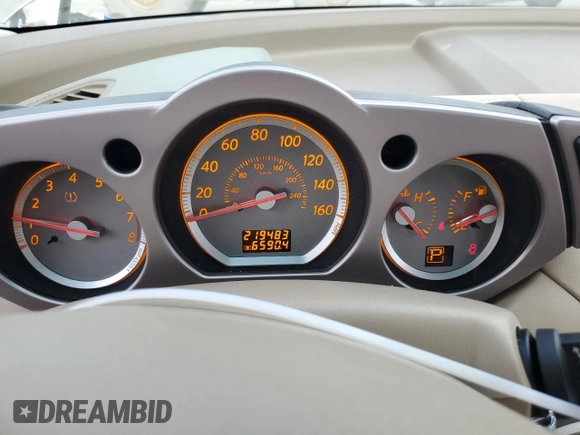 2007 Nissan Murano SL z VIN JN8AZ08WX7W666622, wystawiony jako Copart lot #54069455 z przebiegiem 219 483 mil mil oraz Szkoda całkowita • Salvage title. Historia ofert i sprzedaży dostępna na DreamBid. Obrazek 9.