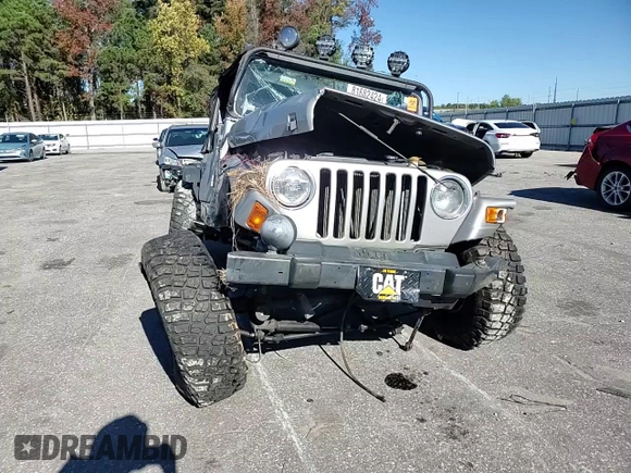 2001 Jeep Wrangler SE with VIN 1J4FA29P71P310653, listed as a Copart auction lot 81682424 with 0 mi miles and Salvage Title. Bid and sale history available at carsss.com. Image 11.