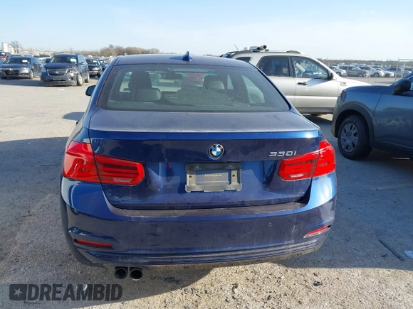 2017 BMW 3 Series 330i with VIN WBA8B9G58HNU48789, listed as a IAAI auction lot 41845532 with 139,033 mi miles. Bid and sale history available at carsss.com. Image 16.