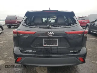 2022 Toyota Highlander XLE with VIN 5TDGZRBH7NS241862, listed as a Copart auction lot 62605495 with 29,080 mi miles and Salvage title. Bid and sale history available at DreamBid. Image 6.