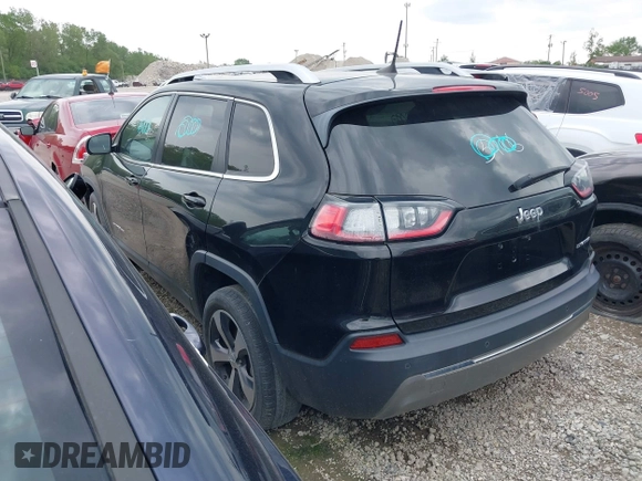 2019 Jeep Cherokee Limited with VIN 1C4PJLDB7KD419340, listed as a IAAI auction lot 39408520 with 80,615 mi miles and . Bid and sale history available at DreamBid. Image 3.