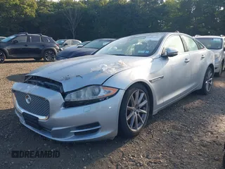 2011 Jaguar XJ with VIN SAJWA1CB1BLV05526, listed as a IAAI auction lot 40162505 with 56,961 mi miles and . Bid and sale history available at DreamBid. Image 2.