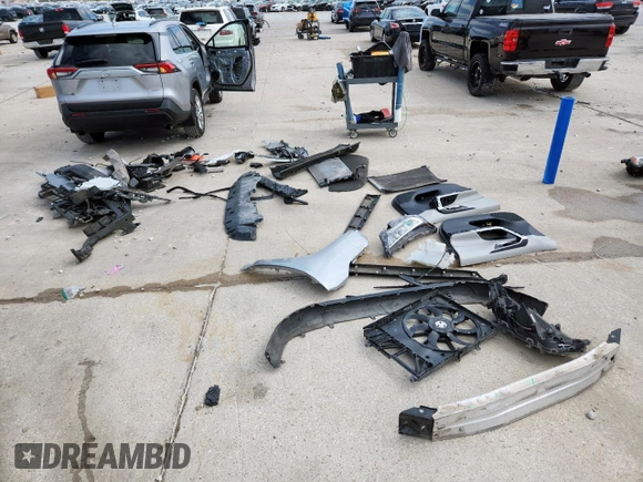 2021 Toyota RAV4 XLE Premium with VIN 2T3C1RFVXMC170581, listed as a Copart auction lot 58327005 with 54,200 mi miles and Salvage title. Bid and sale history available at DreamBid. Image 13.