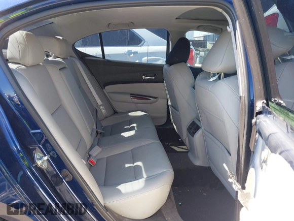 2015 Acura TLX with VIN 19UUB1F39FA018293, listed as a IAAI auction lot 41645461 with 76,068 mi miles. Bid and sale history available at carsss.com. Image 8.