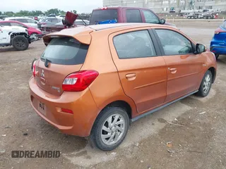 2018 Mitsubishi Mirage SE with VIN ML32A4HJ4JH012880, listed as a IAAI auction lot 42486804 with 28,468 mi miles and . Bid and sale history available at DreamBid. Image 4.