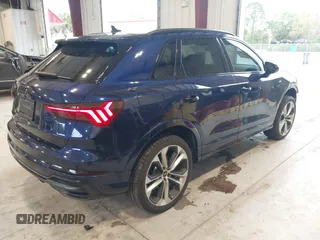2022 Audi Q3 S line Premium Plus with VIN WA1EECF38N1134129, listed as a IAAI auction lot 41373501 with 13,597 mi miles. Bid and sale history available at carsss.com. Image 4.