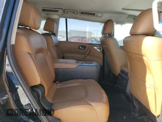 2017 Infiniti QX80 Signature Edition with VIN JN8AZ2NE5H9158159, listed as a Copart auction lot 45513605 with 127,249 mi miles and Salvage Title. Bid and sale history available at carsss.com. Image 11.
