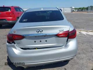 2018 Infiniti Q50 3.0t Luxe with VIN JN1EV7AR6JM441920, listed as a IAAI auction lot 41978441 with 126,455 mi miles. Bid and sale history available at carsss.com. Image 16.
