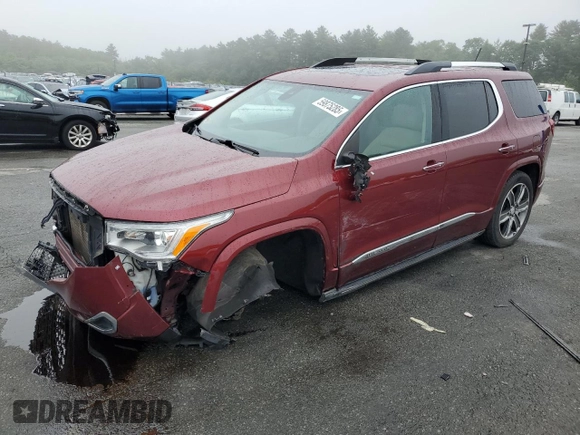 2017 GMC Acadia Denali with VIN 1GKKNXLS0HZ163680, listed as a Copart auction lot 59875285 with 126,095 mi miles and Non repairable. Bid and sale history available at DreamBid. Image 1.
